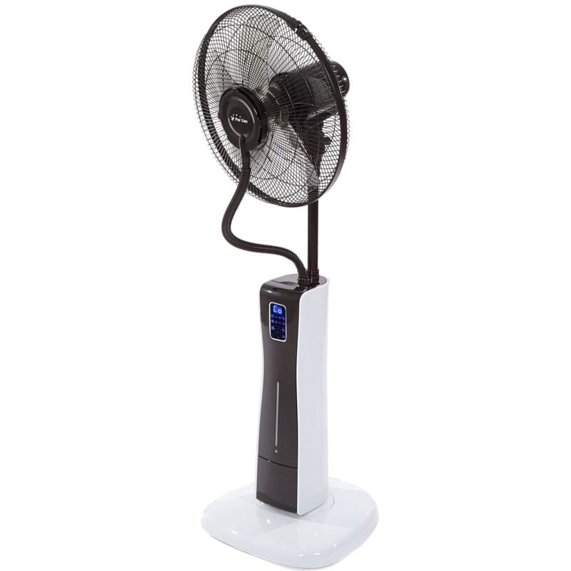 Ventilateur brumisateur oscillant PURLINE Misty 2 75W 3 vitesses H130cm D40cm Blanc