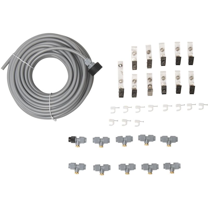 Brumisateur de terrasse 15 m 10 buses laiton Werka Pro