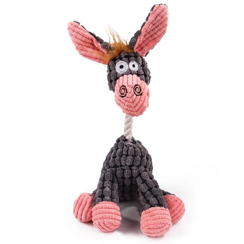 Csparkv - Rose),1 Pack Jouet pour Chien Jouets Couineur pour Chien, Jouet Peluche pour Chiens, Interactifs Chiens Jouets à Mâcher pour Gros Petite