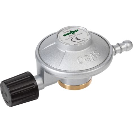 Brunner 0712078N Regolatore Gas Attacco Portagomma, Gasreg Cartridge, 30 MBar, Cartucce Gas Filettate En417
