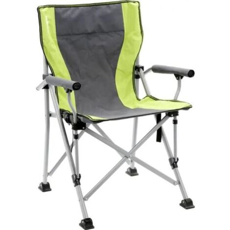 Brunner Raptor Classic Silla de camping plegable gris y verde