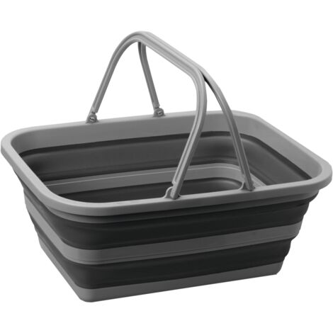 Brunner Waschschüssel Holdall grau-schwarz