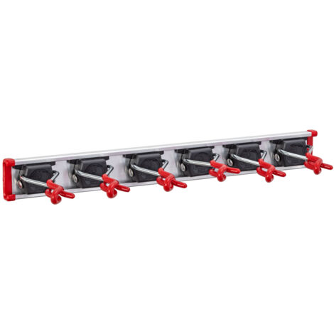 Bruns Gerätehalter Set Mini 0,5 m Führungsschiene, 6 Gerätehalter