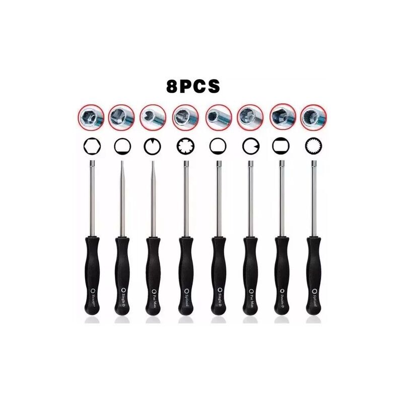 Fei Yu - Kit de clé de réglage de carburateur pour débroussailleuse et tronçonneuse,