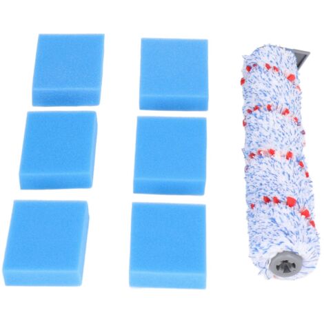 Brush Roller Filter Sponges Set for HF10E‑01 Vacuum Cleaner Part Accessories Replacement