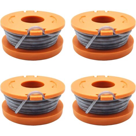 Brushcutter line spool compatible with Mac Allister MGTP18Li - 1.65 mm - Automatic line feed spool (4 spools)