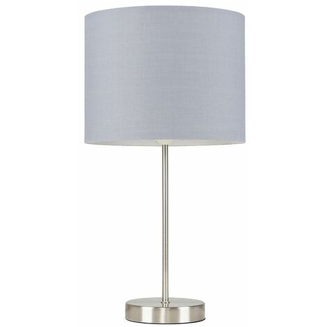 Brushed Chrome Table Lamp Metal Lampshades