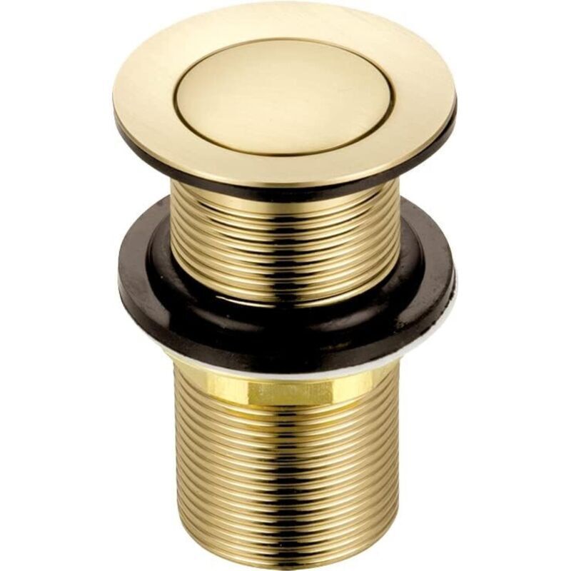 Image of Brushed Gold Basin Waste Plug –&hellip;