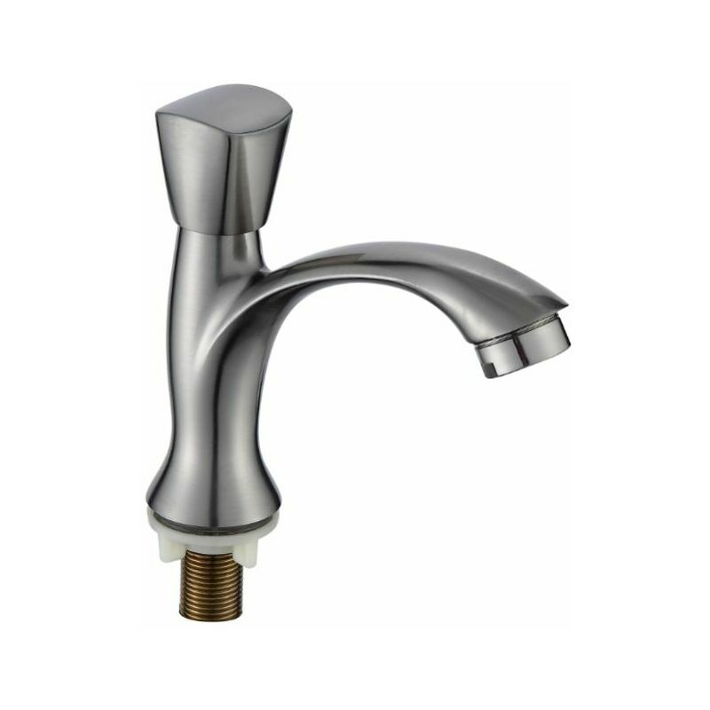 Brushed Single Cold Basin Faucet