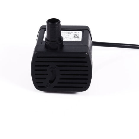 Brushless DC 6V 2W Micro Pompe à Eau Submersible avec Prise USB Solaire Ultra-Silencieux Mini Brushless Pompe De Refroidissement à Eau pour Fontaine Aquarium Circulation