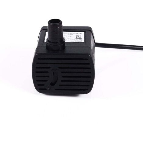 Brushless DC 6V 2W Micro Pompe à Eau Submersible avec Prise USB Solaire Ultra-Silencieux Mini Brushless Pompe De Refroidissement à Eau pour Fontaine Aquarium Circulation