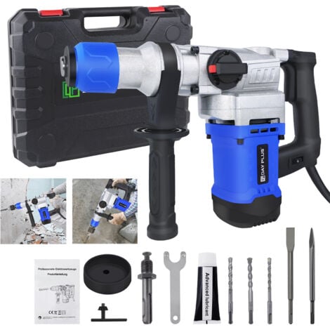 Brushless Rotary SDS Hammer Drill, Concrete Tile Breaker Demolition Power Tools