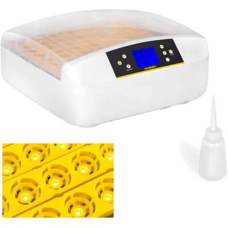INCUBATO Brutapparat Inkubator 56 Eier inklusive Wasserspender vollautomatisch