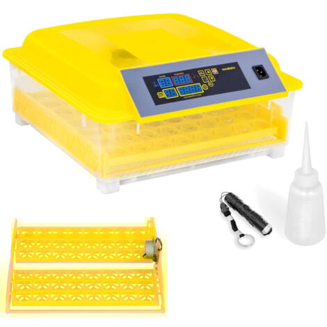 INCUBATO Brutkasten zum Ausbrüten von 48 Eiern + 100-W-Ovoskop