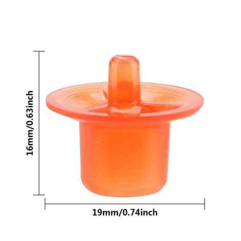 Brutzellen für Bienenstöcke – Königinnenzellen – 50er-Pack – Rot – 19 x 16 mm – Imkereibedarf