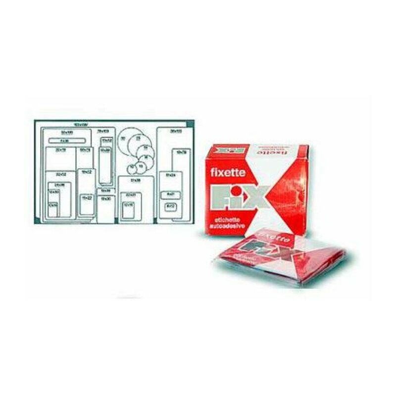 Bs. 10fg. etichette adesive 25X38 EB021 x10