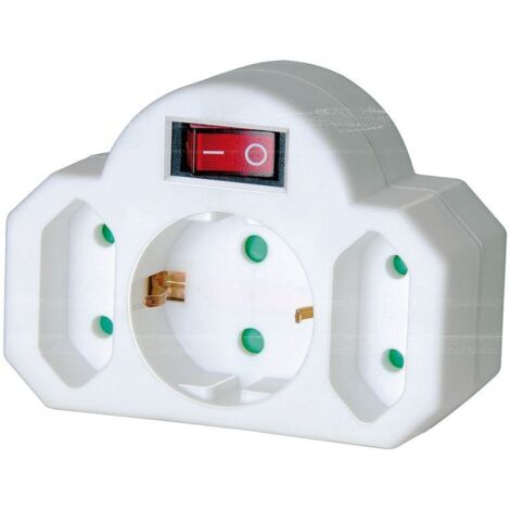 BS-1508100-ADAPTADOR C/2+1T + INTERRUPTO