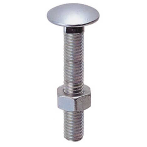 BS BULLONE C/DADO TTDQ 6X120MM ZINCATO 5 PZ