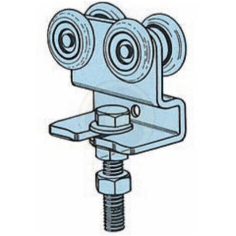 BS OMGE 1223 CARRELLO A 4 RUOTE 2 PZ