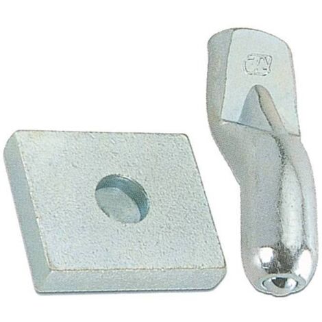 BS PIASTRA CON PERNO PER CARDINE MM. 20 COMBI ARIALDO BS 5,0