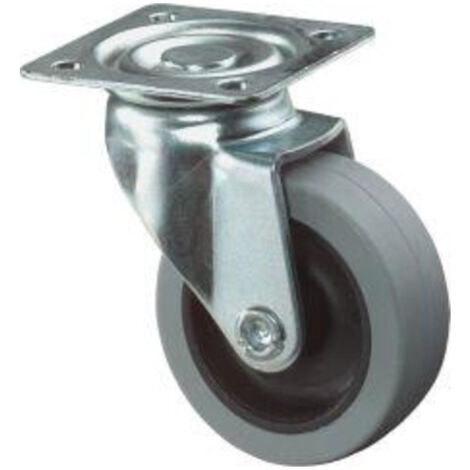 BS-R Apparate-Lenkrolle, Gleitlager, Rad:80 mm 50 kg