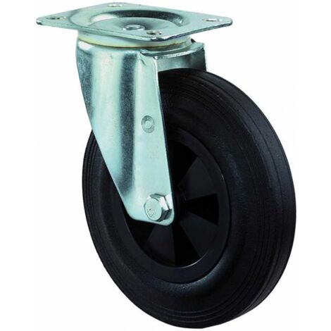 BS-R Lenkrolle 80 mm Gummirad 100 kg