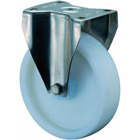 BS-R Schw.last-Bockrolle,Rad Ø 125mm,HS110.B14,Kunststoff weiß