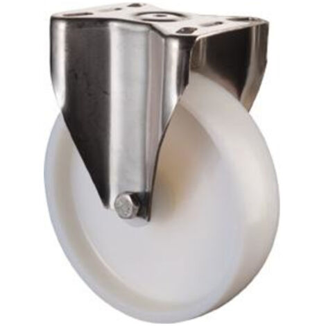 BS ROLLEN Bockrolle EdelStahl Rad-d 80mm 100KG Tragfür