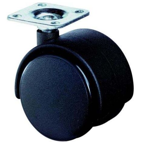 BS Rollen Kunststoffdoppelrolle hart Rad-Ø 40 mm 30 kg - F75.040.PL