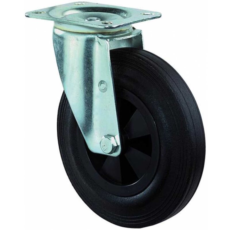 Bs-r Lenkrolle 80 mm Gummirad 100 kg
