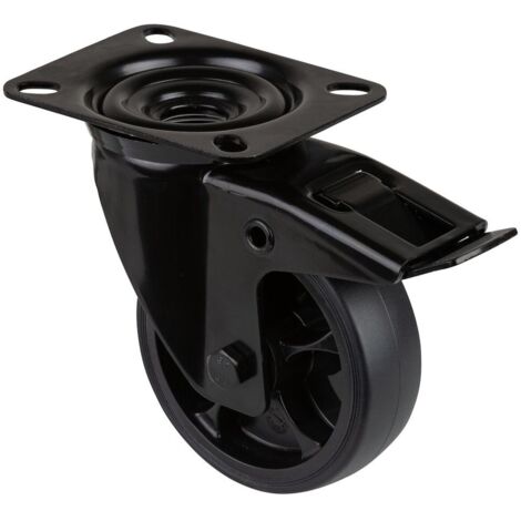 BS ROLLEN Lenkrolle  Rad-Ø 100 mm Tragfähigkeit 110 kg ( 3000275658 )