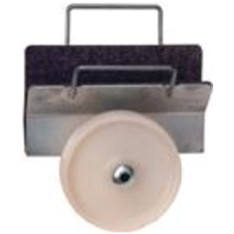 BS Rollen Plattenklemmwagen mit Kunststoffrad Klemmbreite 0-70 mm