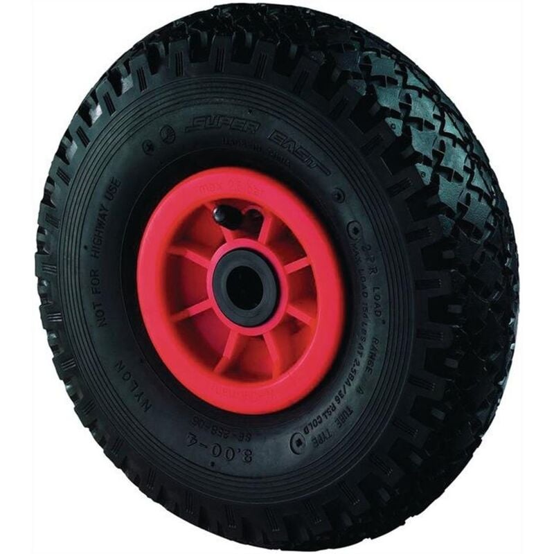 Bs Roues Roue gonflable sur jante plastique Roulement à rouleaux 400 mm 160 kg - D15.400