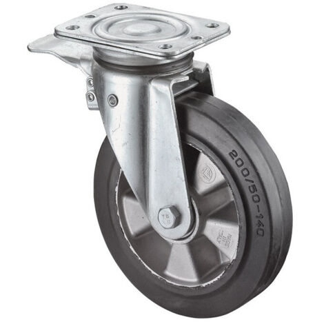 BS Rollen Roulette pivotante à usage intensif 250 mm 550 kg - N120.B80.251