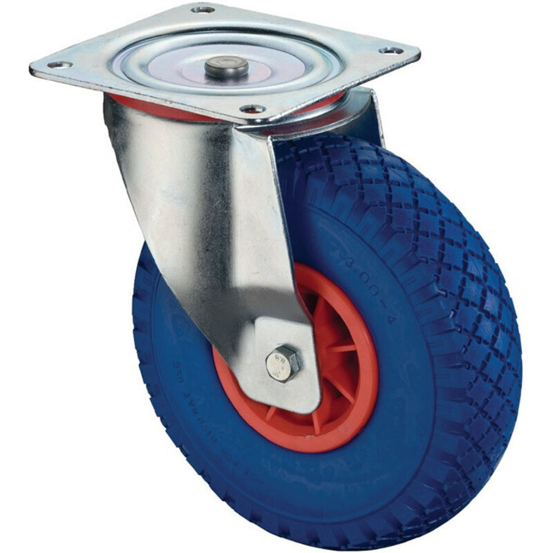 Bs Rollen - Rouleau de renvoi d. de la roue 260 mm cap. charge 160 kg avec plaque à visser c