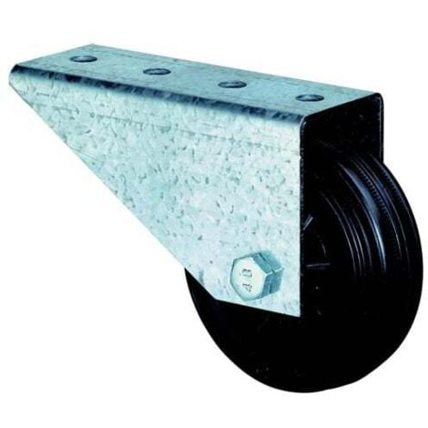 BS ROLLEN Torbock Roller D.80mm Trgf.50kg M. Plaque Gum.bs rouleaux