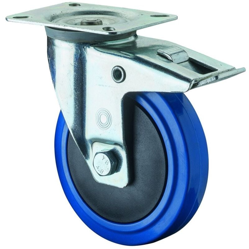 Image of Transportrolle L420.B62.081 Lenkrolle mit Totalfeststeller, Raddurchmesser 80 mm, - Bs Rollen