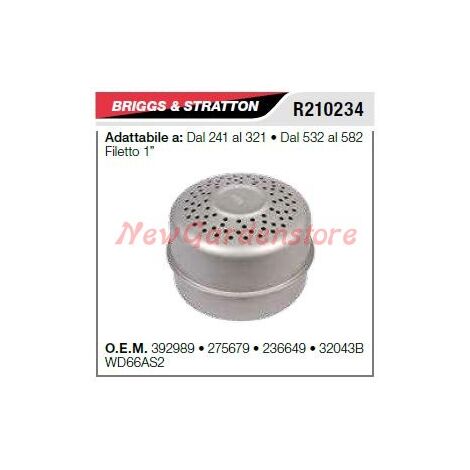 B&S silenciador cortacésped cortacéspedes de 241 a 321 R210234