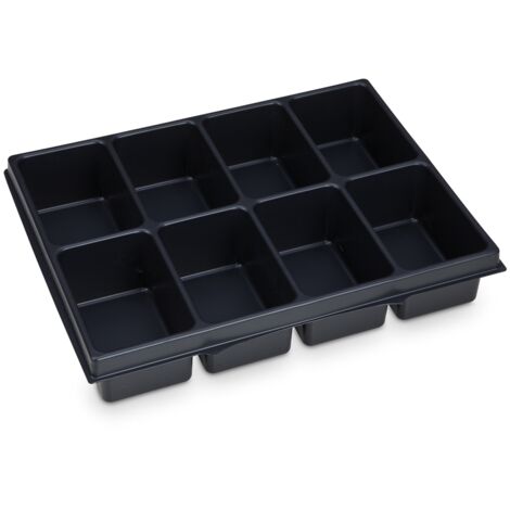 BS SYSTEMS 1000010132 Kleinteileeinsatz i-BOXX® iB 72 B349xT265xH63mm Polystyrol