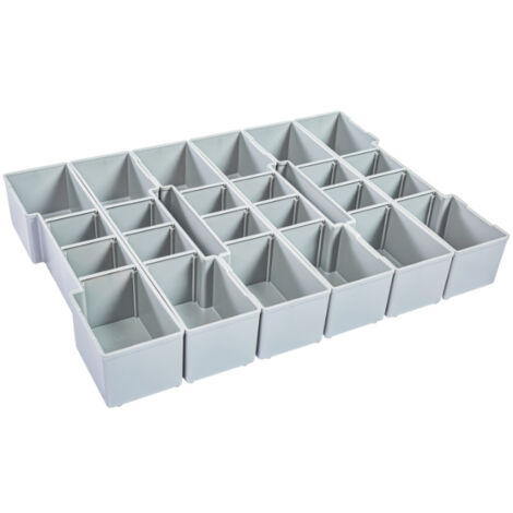 BS Systems 6x Insetbox U3 grau - 6100000404