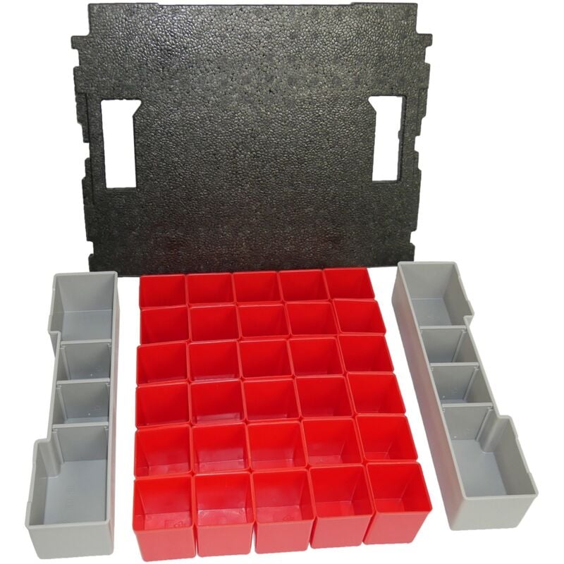 Bs Systems - Inset-Box-Set 32 pcs. + garniture de couvercle pour L-Boxx 102