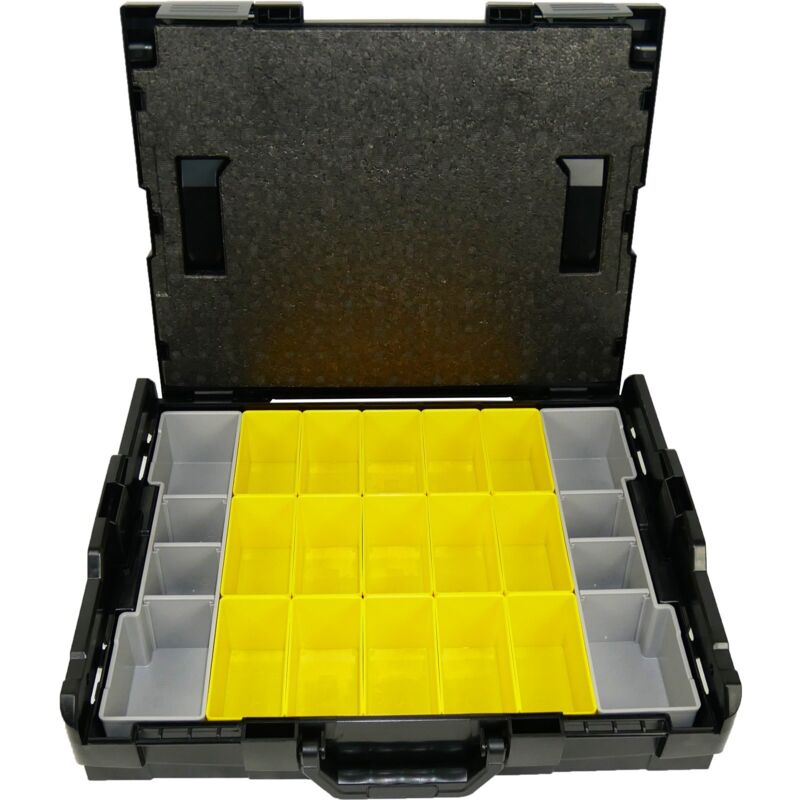 Bs Systems - L-Boxx 102 noir incl. Inset-Box-Set 17tlg.
