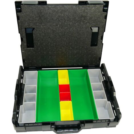 BS Systems L-Boxx 102 schwarz inkl. Inset-Box-Set 8tlg.