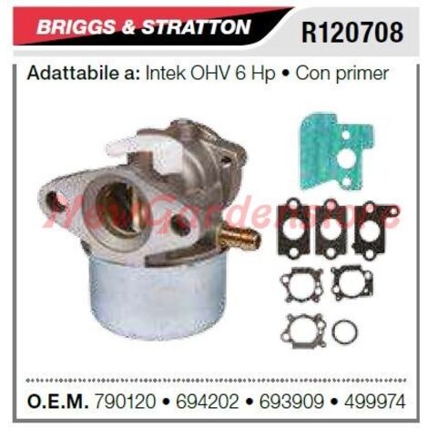 B&S tondeuse INTEK OHV 6 HP R120708 bol carburateur