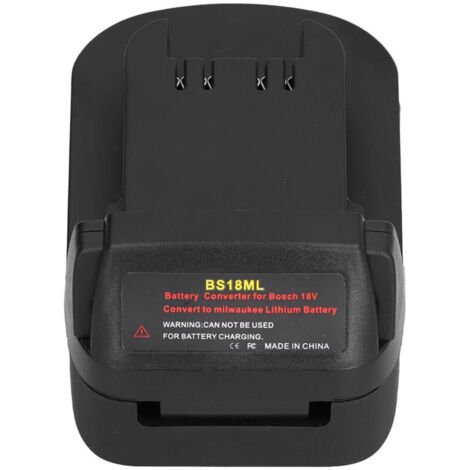 BS18ML battery converter, Bosch 18V battery adapter, battery converter for Milwaukee M18 18V power tools