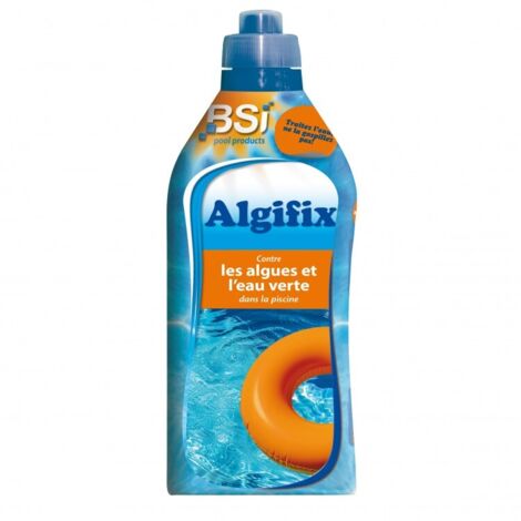 BSI - ALGIFIX contre les algues et l'eau verte dans la piscine 1L