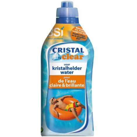 BSi nettoyant piscine Cristal clear 1 litre bleu