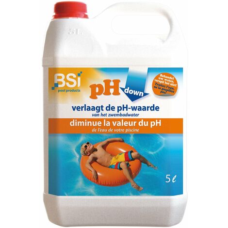 Bsi Ph Down Prodotto Liquido Per Diminuire Il Ph Della Piscina 5 Litri