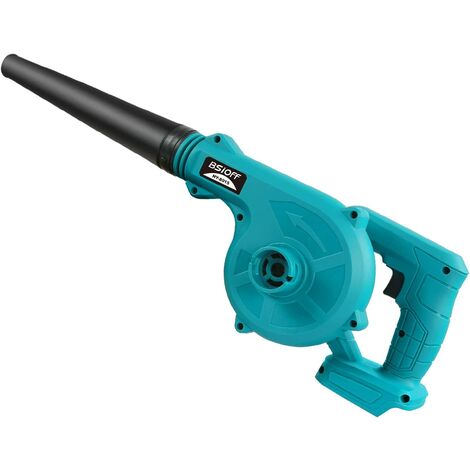 Bsioff Souffleurs de Feuilles/Aspirateur ¨¤ Feuilles ¨¦lectrique aspirateur 2-en-1 Lithium 18 V 18000 TR/Min Compatible avec makita 18V BL1850B BL1860B Batterie (sans Batterie et Chargeur) Bleu