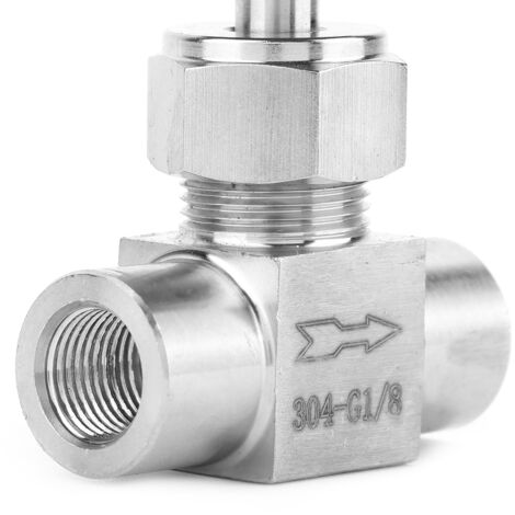 BSPP Edelstahl-Innengewinde-Geradnadelventil für Wasser, Gas, Öl (Typ A)